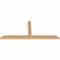 Ekena Millwork Portland Timber Gable Bracket, Western Red Cedar, 96"W x 40"H x 3 1/2"D x 5 1/2"F, 10/12 Pitch GBW096X40X0406POR00SWR - alternate 2